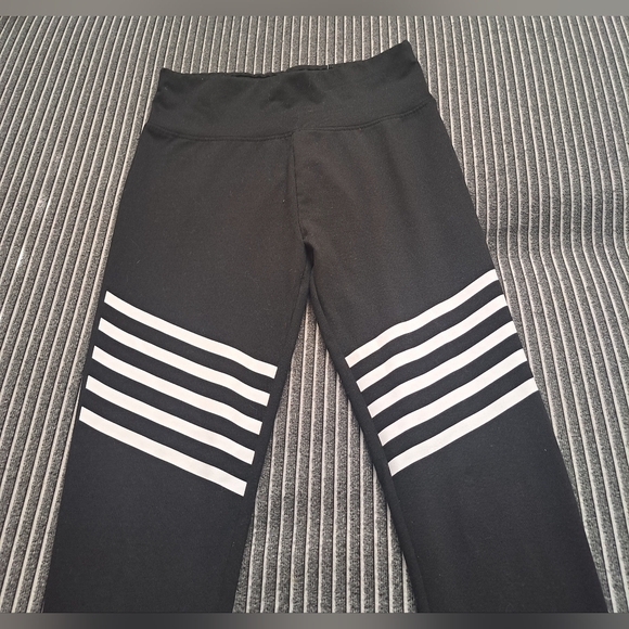 Justice girl legging 14-16 black with white logo - Picture 6 of 8